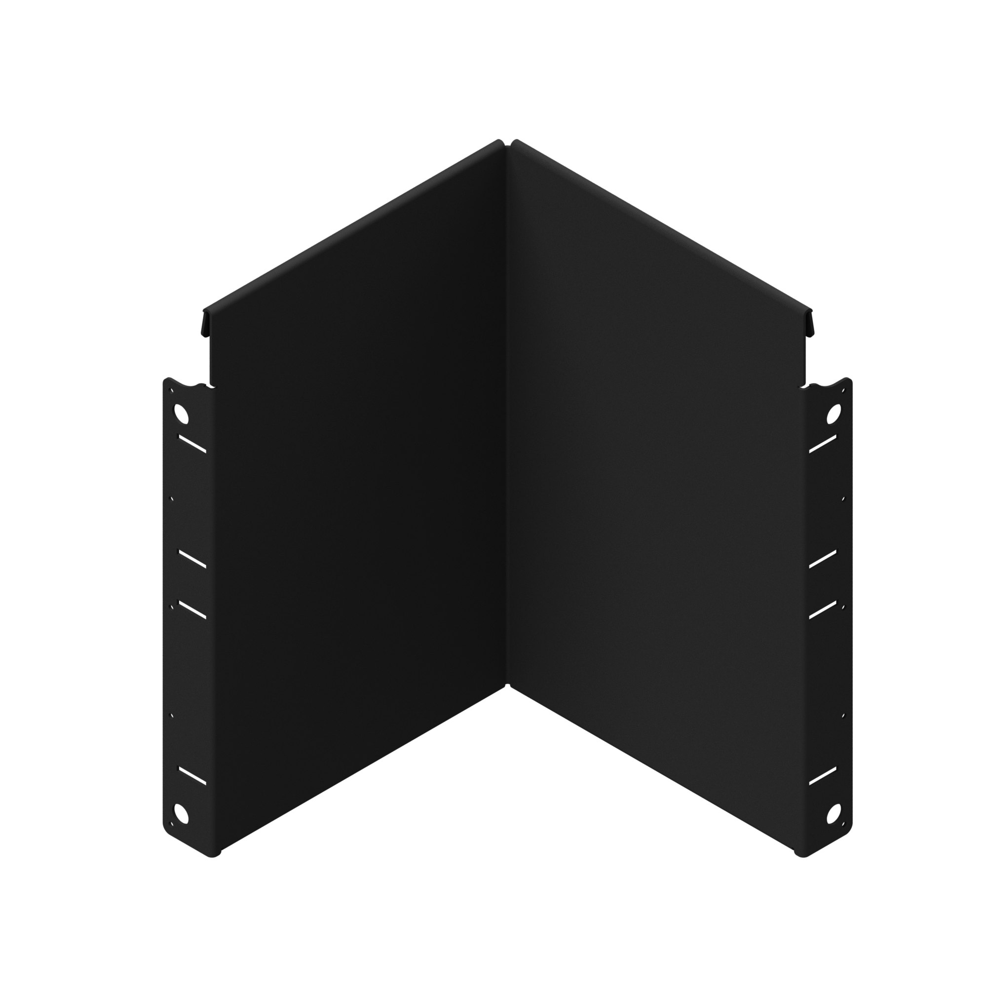 9.5" Height Flexible Steel Edging - Black