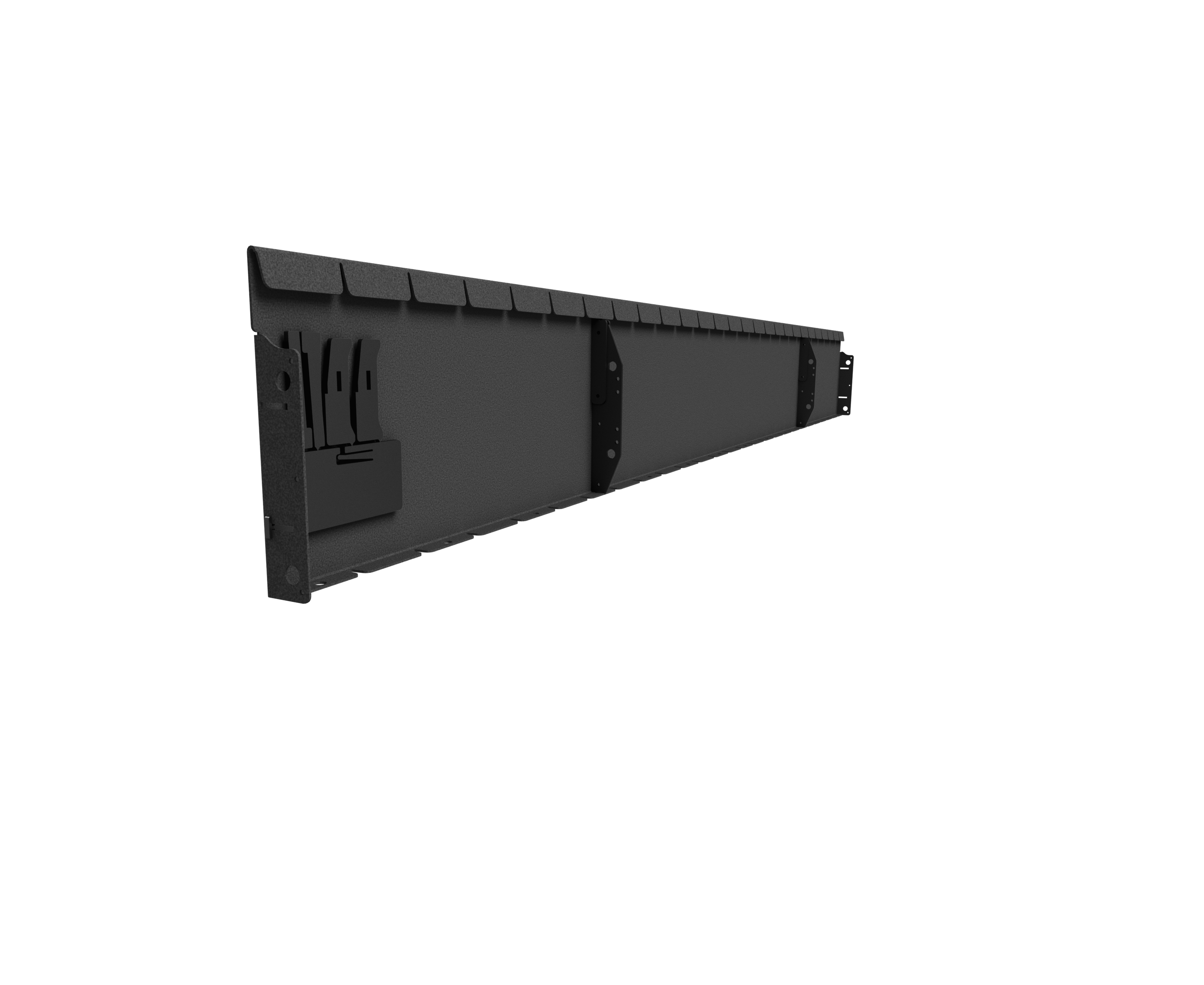 9.5" Height Flexible Steel Edging - Black