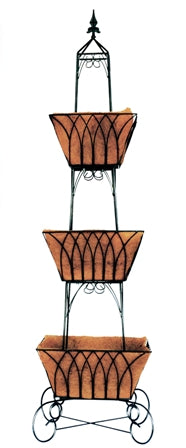 Pamela Crawford 3 Tiered Ornate Planter