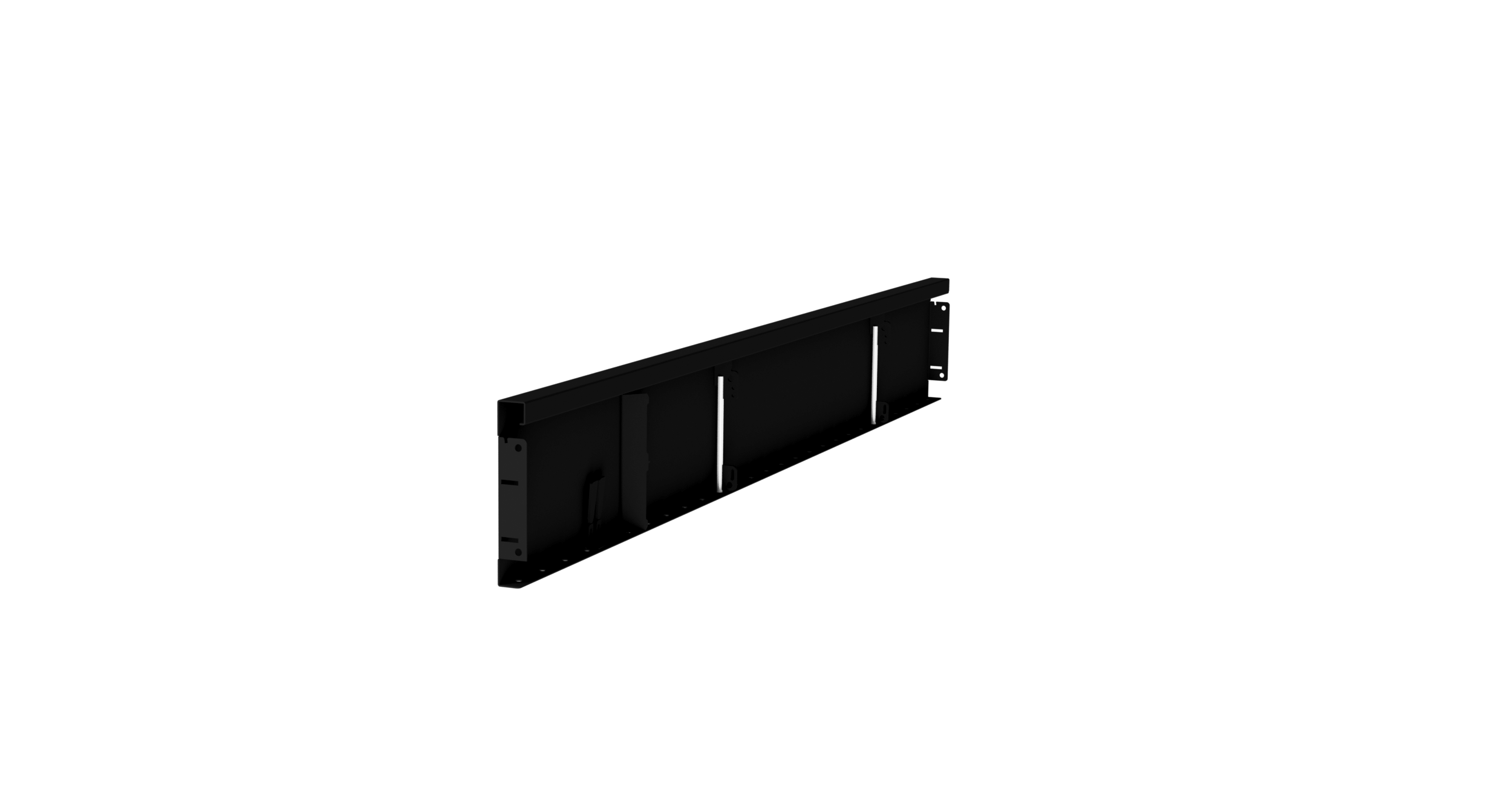 Black metal Steel Panel 71" in length zero flex - Henderson Garden Supply