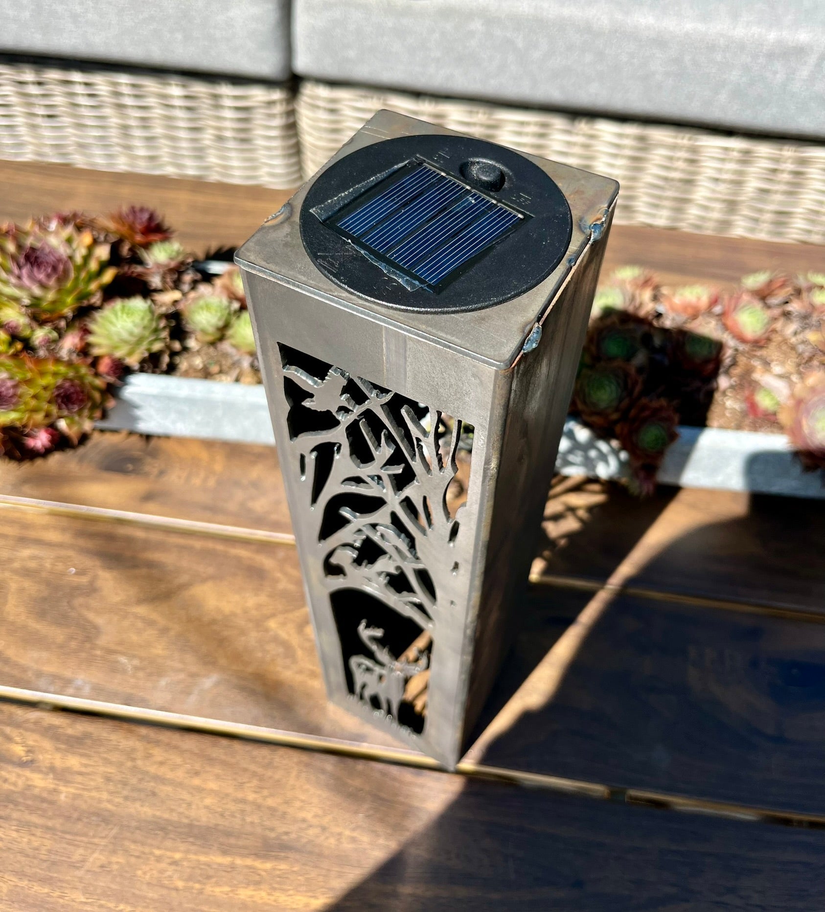 Buck Forest Solar Light - Steel - 2 sizes