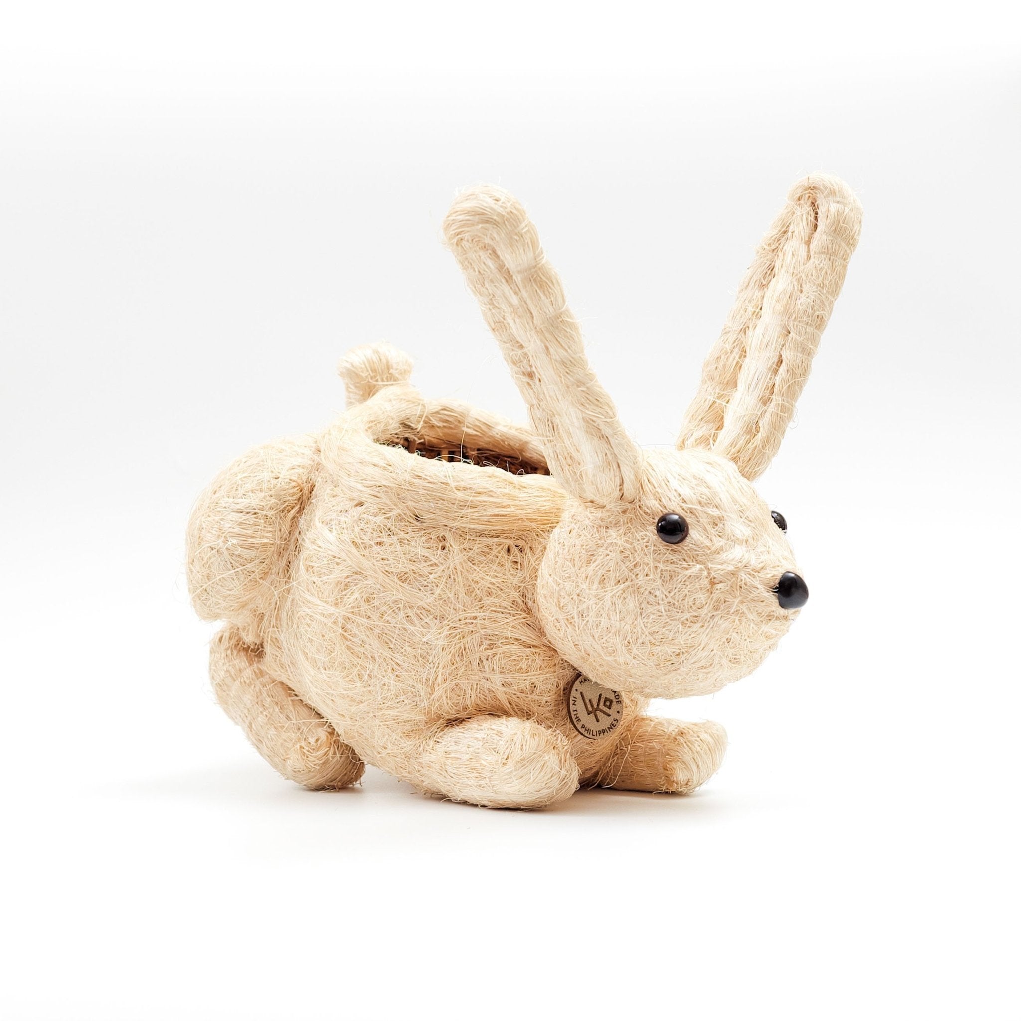 Bunny Coco Fiber Planter - Henderson Garden Supply