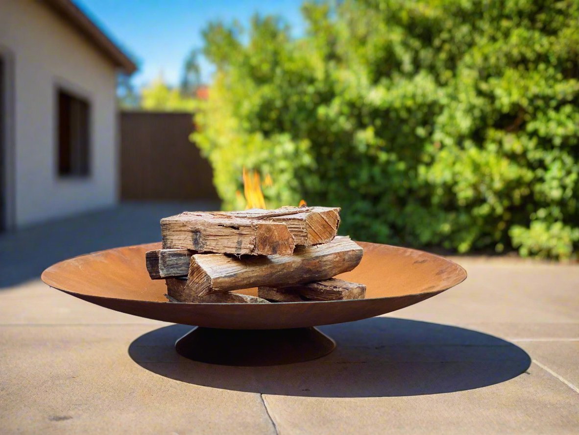 Corten Steel Fire Pit, Water Bowl*, and Planter Bowl