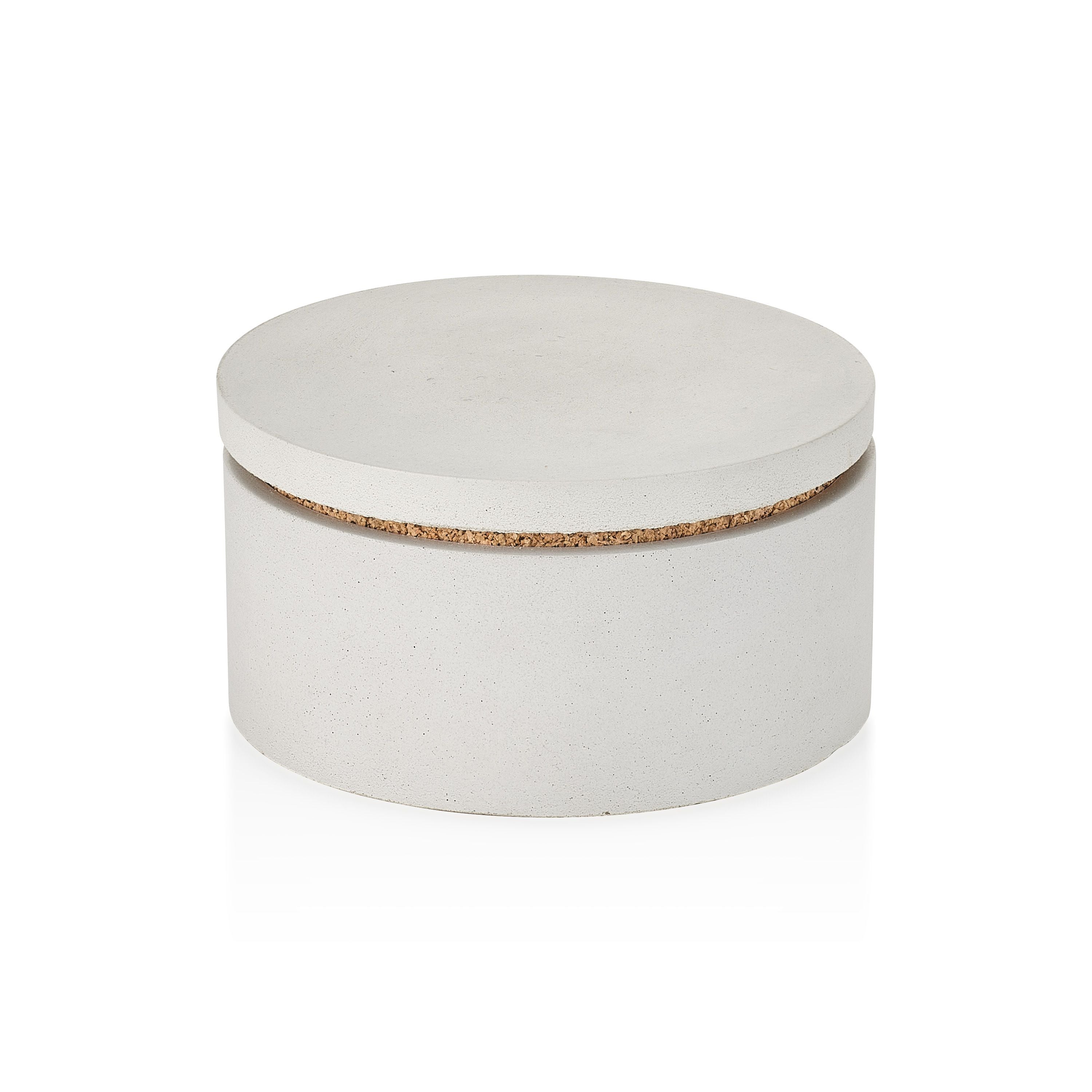 White Concrete spice holder - Henderson Garden Supply