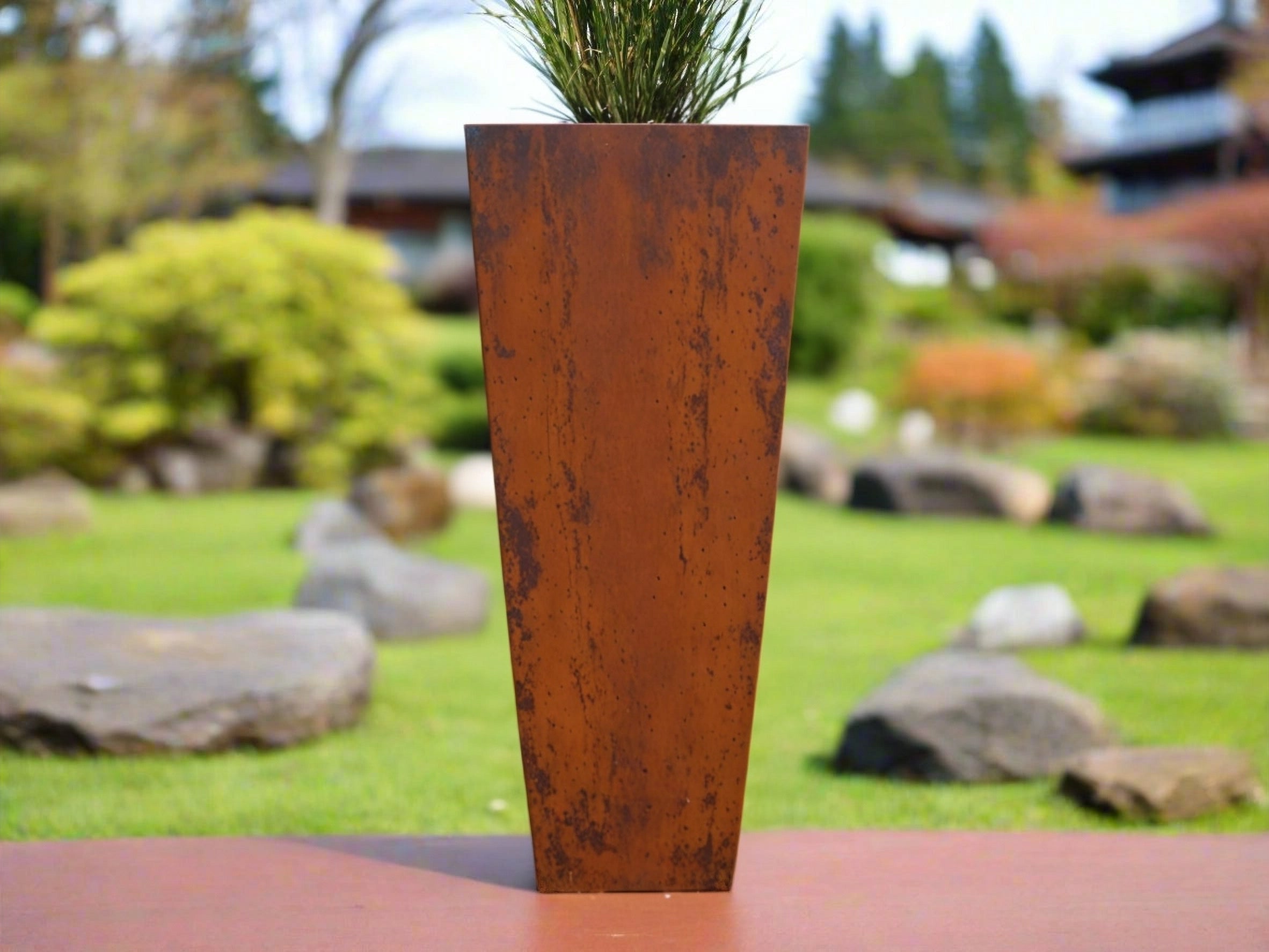 Steel Radius Tapered Planters