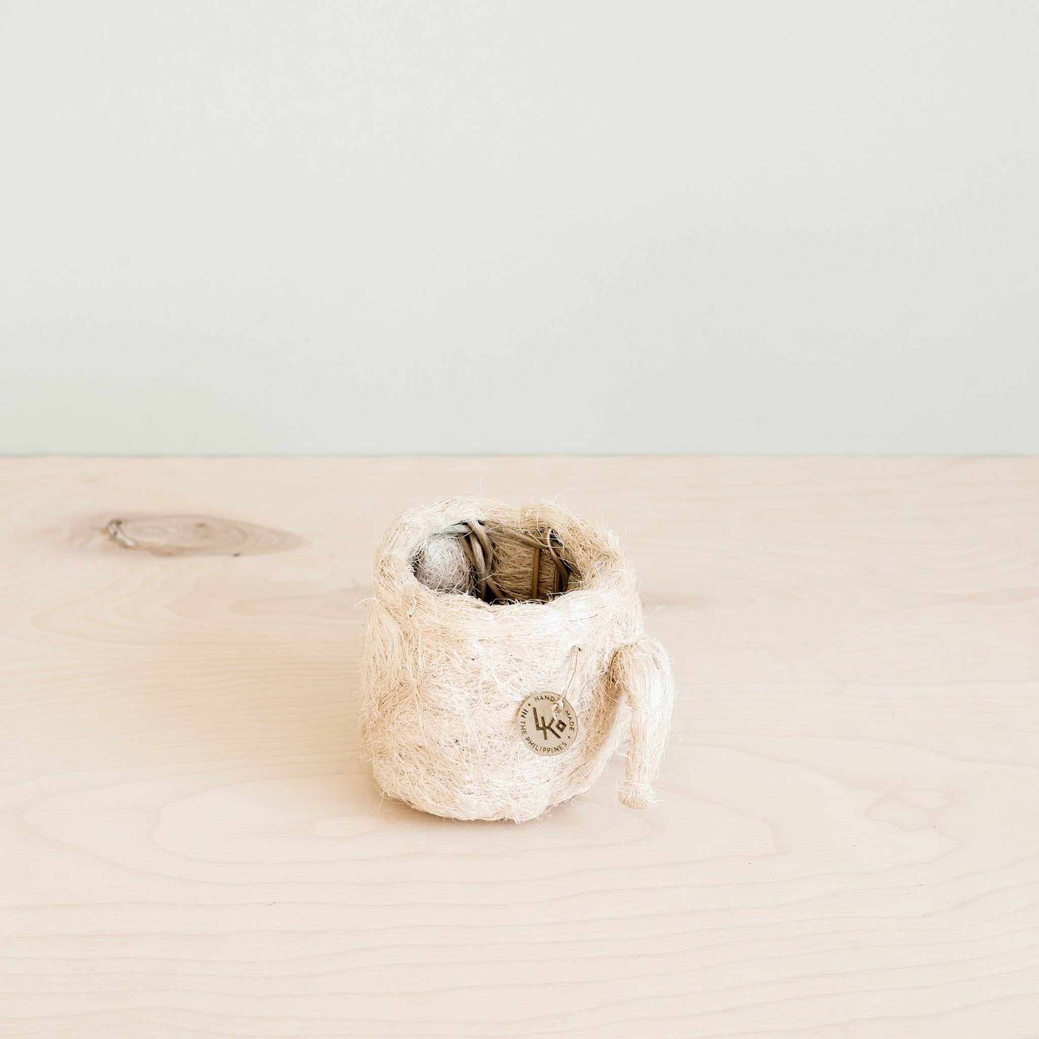 Pig coco fiber planter pot - Henderson Garden Supply