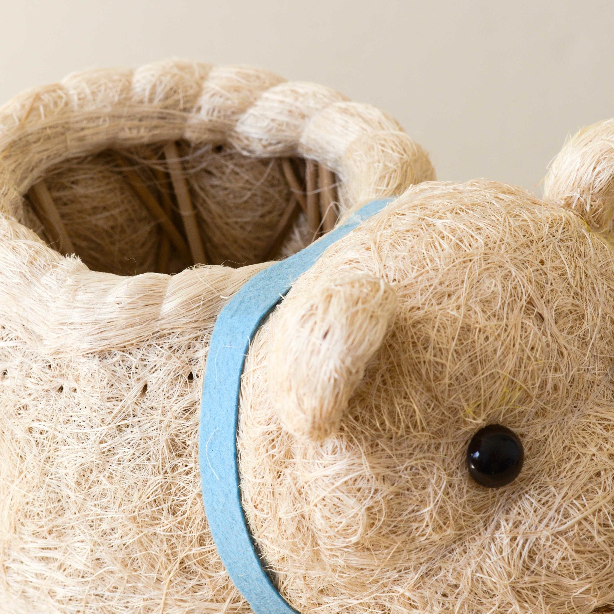 Polar Bear Coco Fiber Planter - Henderson Garden Supply