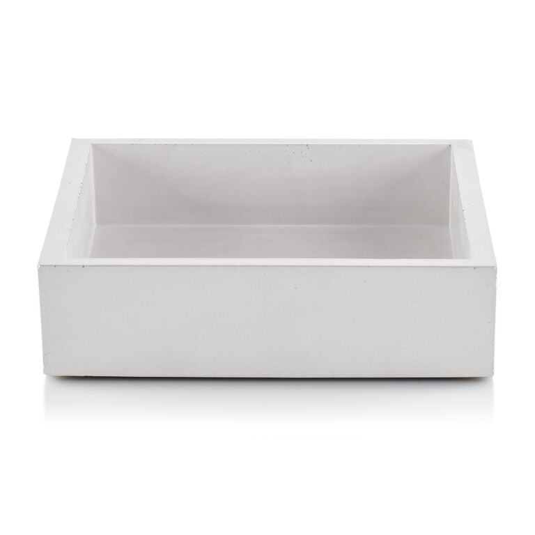 White rectangular box on a white background. Napkin Holder - Henderson Garden Supply