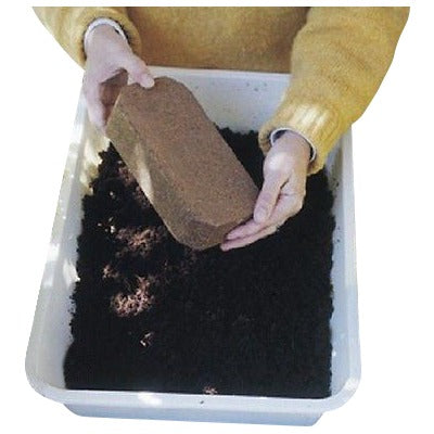 Coir Coco Coconut Fiber Bricks Planting Medium Case of 24 - Henderson Garden Supply