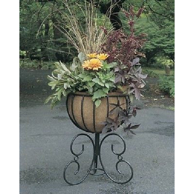 Classic Urn Free Standing Patio Planter and Coco Liner Set - Henderson Garden Supply