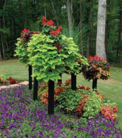 Pamela Crawford Border Column Kits (Basket Not Included) - Henderson Garden Supply