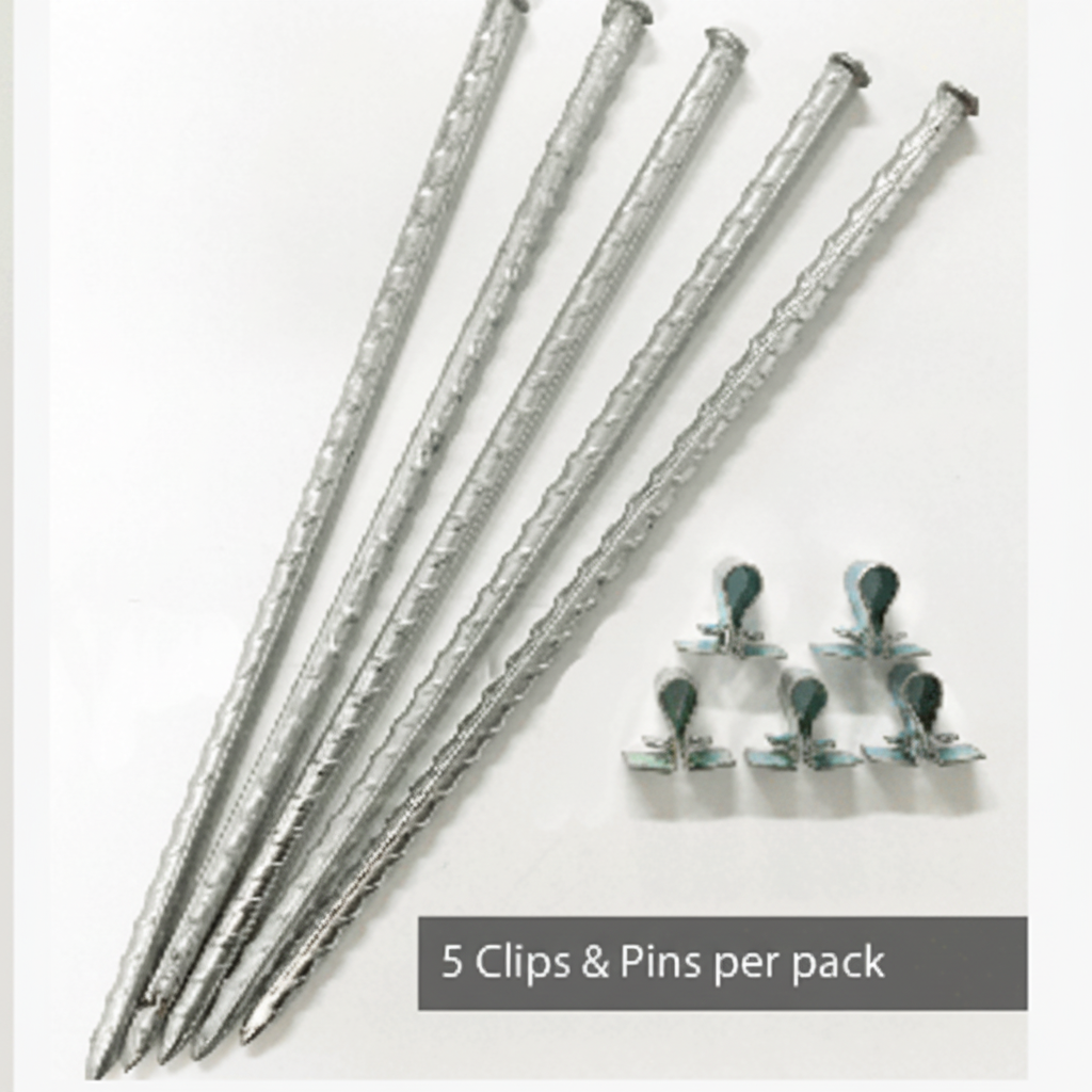 Soft Ground extension pin for extra stability to use with Core Edge Flexible Steel Edging - Henderson Garden Supply