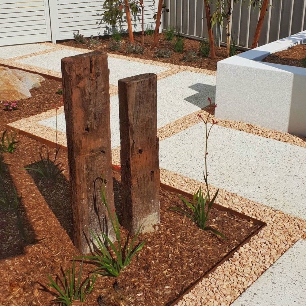 Straightcurve 4" Rigid Heavy Duty CorTen Steel Edging - Henderson Garden Supply