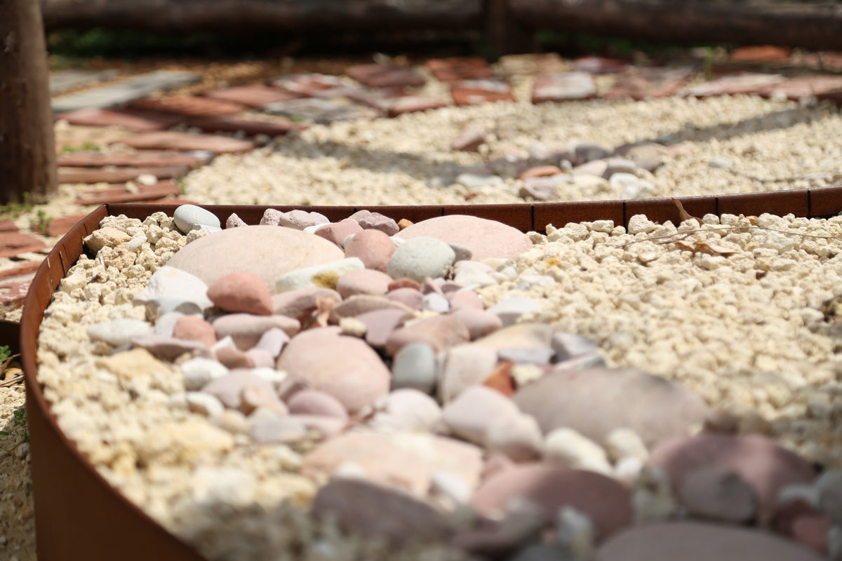 Straightcurve 9.5" Flexible CorTen Steel Edging - Henderson Garden Supply