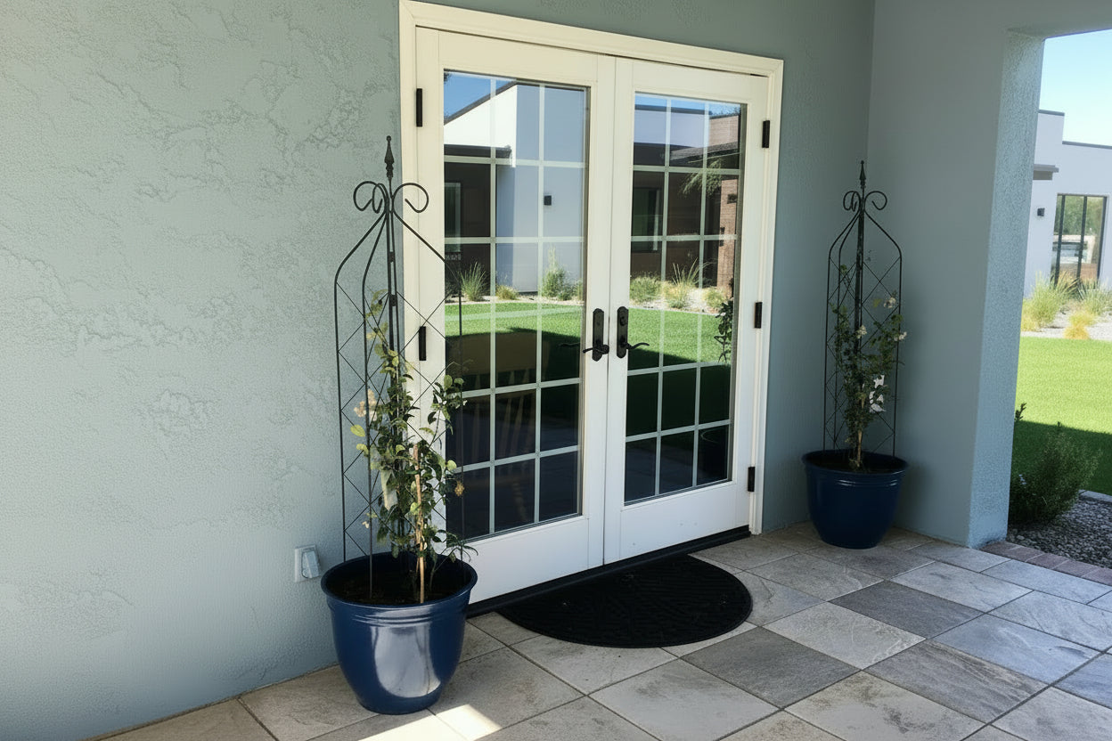 3-Way Diamond Trellis - Hinged Folding Design for Pots & Gardens