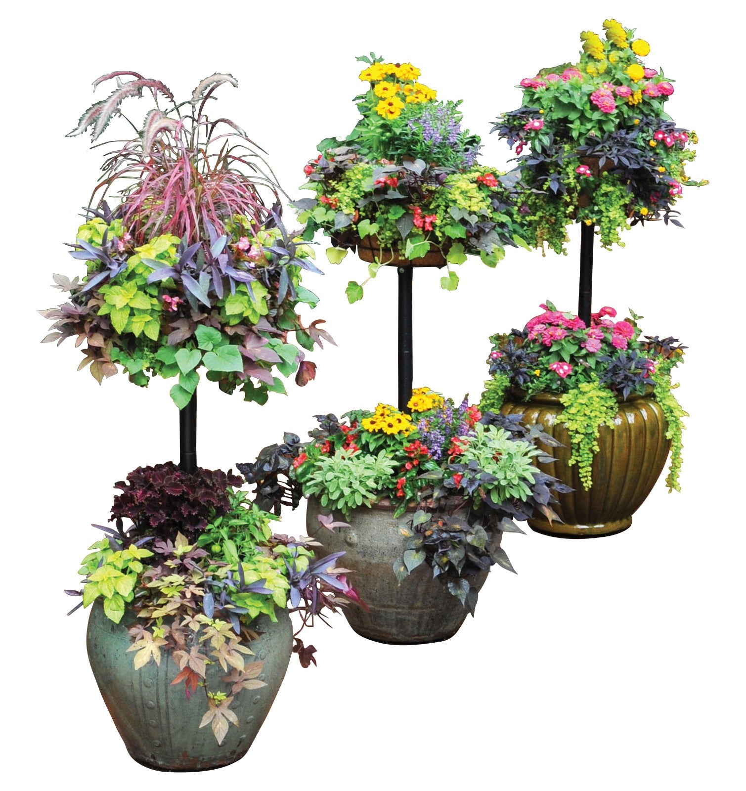 large basket plant pot Pamela Crawford's Basket Column for Large Pots Henderson Supply, Large Basket Column Kit