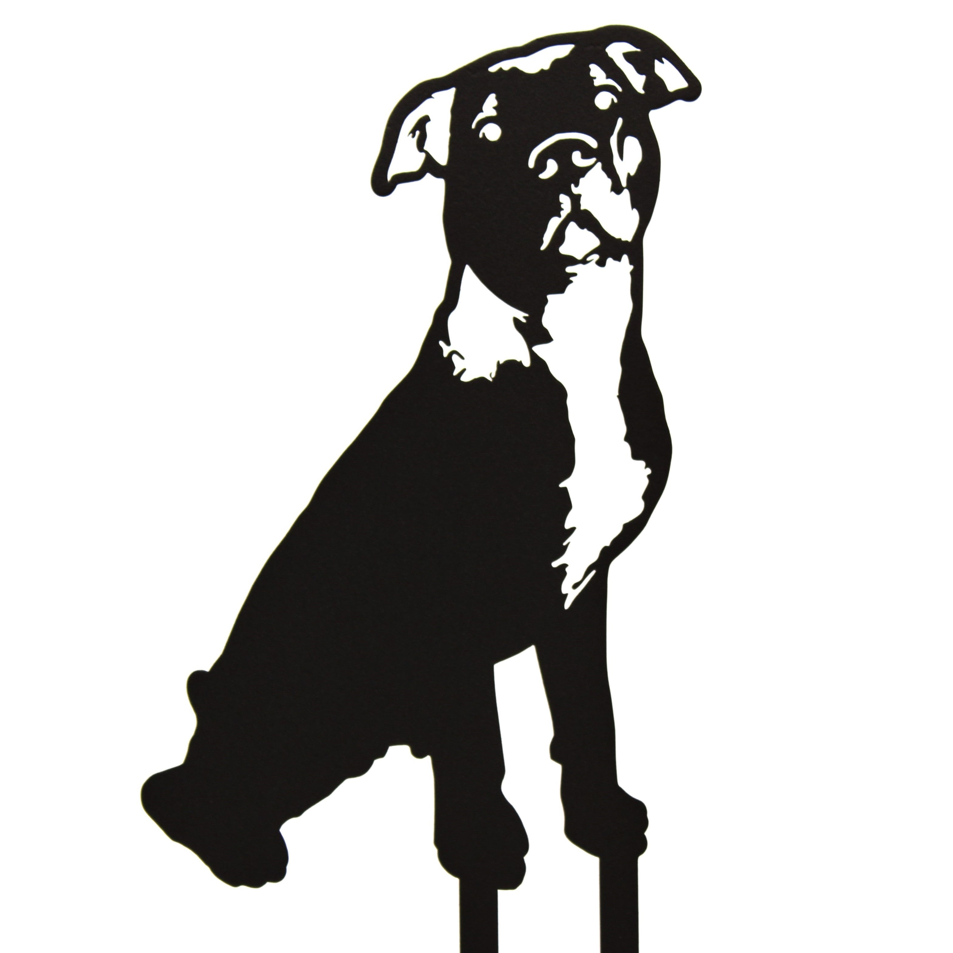 American Pit Bull Terrier Yard Silhouettes - Henderson Garden