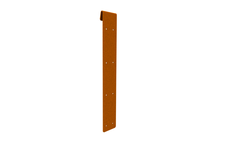 22" Height Rigid Steel Edging - Weathering