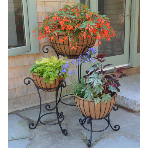 Pot or Basket Plant Stand - 3 sizes - Basket Not Included
