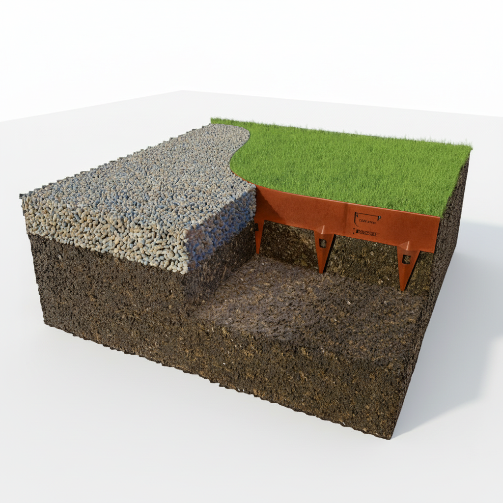 Core Edge CorTen Steel Lawn Edging 2.5-6