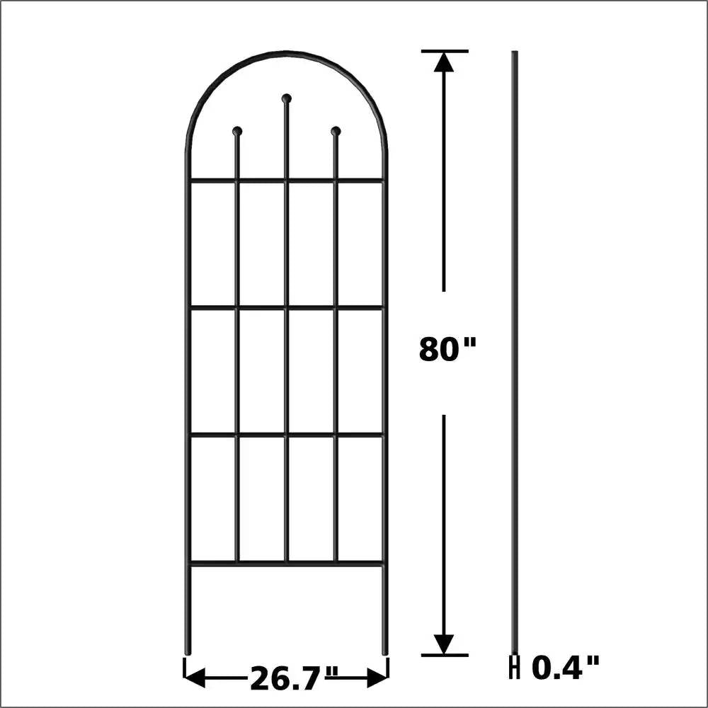 Outdoor 80-inch Tall Garden Trellis