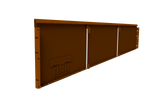 15.75" Height Flexible Steel Edging - Weathering