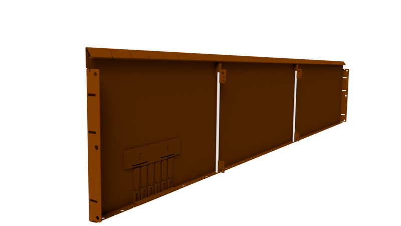 15.75" Height Flexible Steel Edging - Weathering