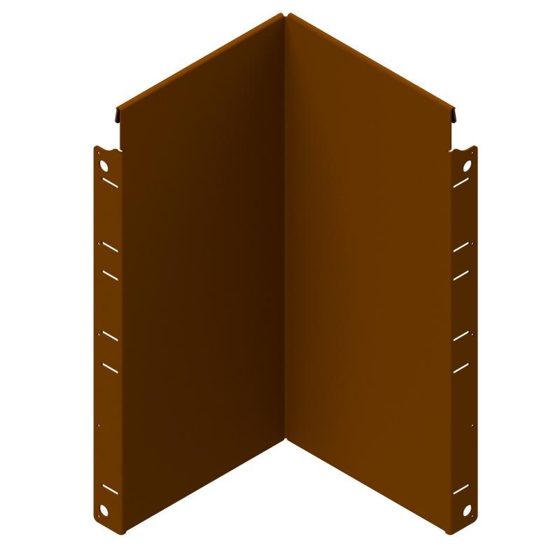 22" Height Rigid Steel Edging - Weathering