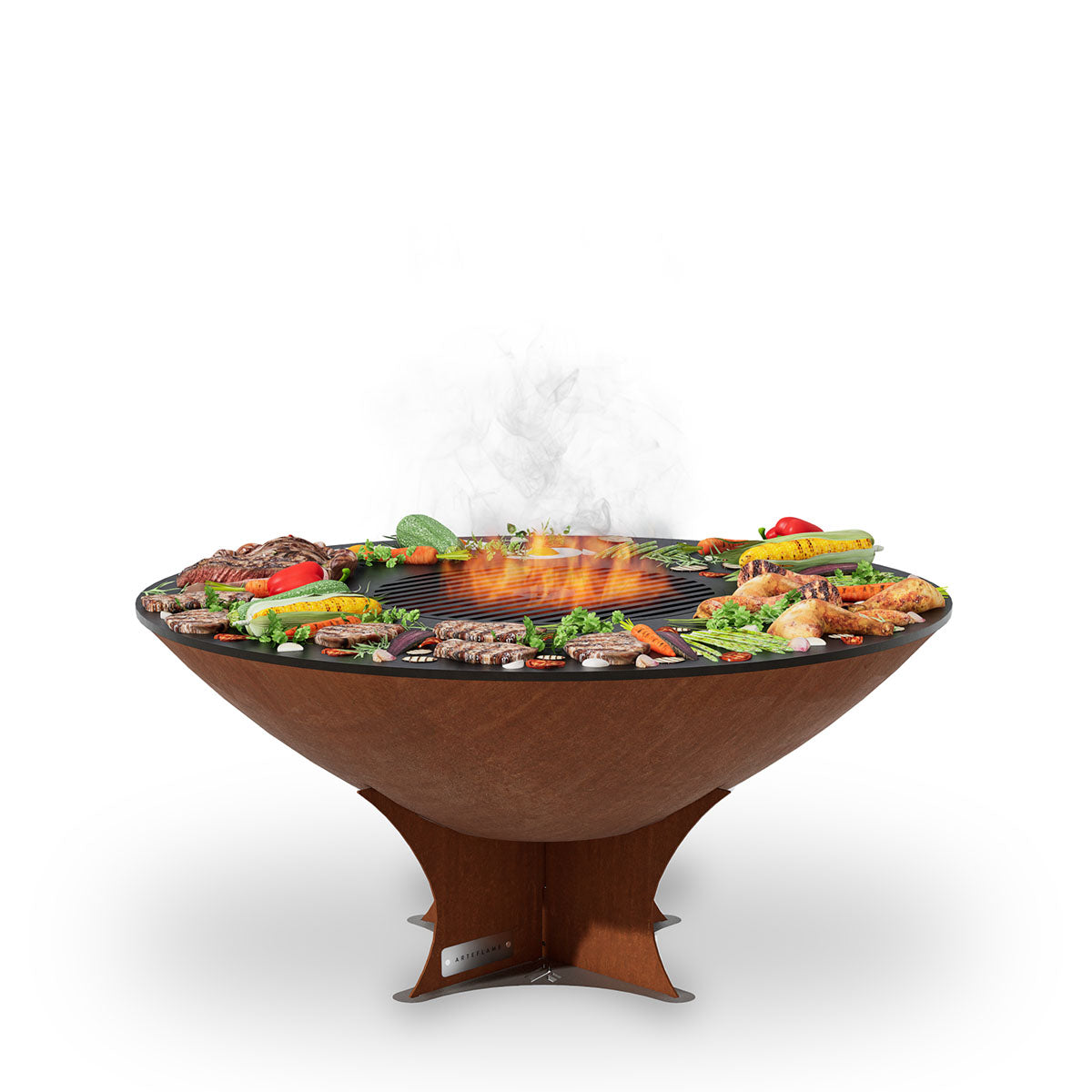 Arteflame Classic 40" Fire Pit with Cooktop - Thumbnail 2