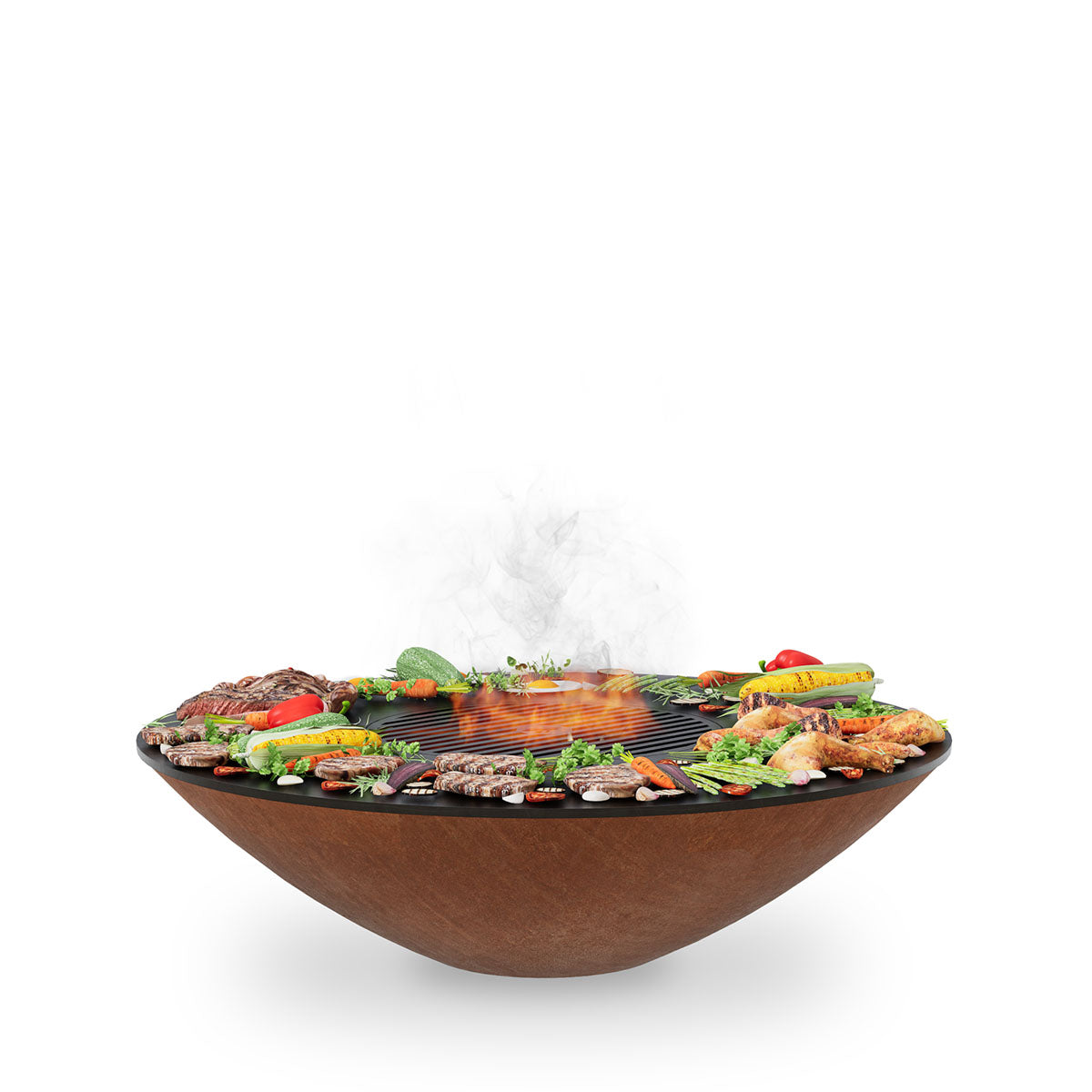 Arteflame Classic 40" Fire Pit with Cooktop - Thumbnail 3