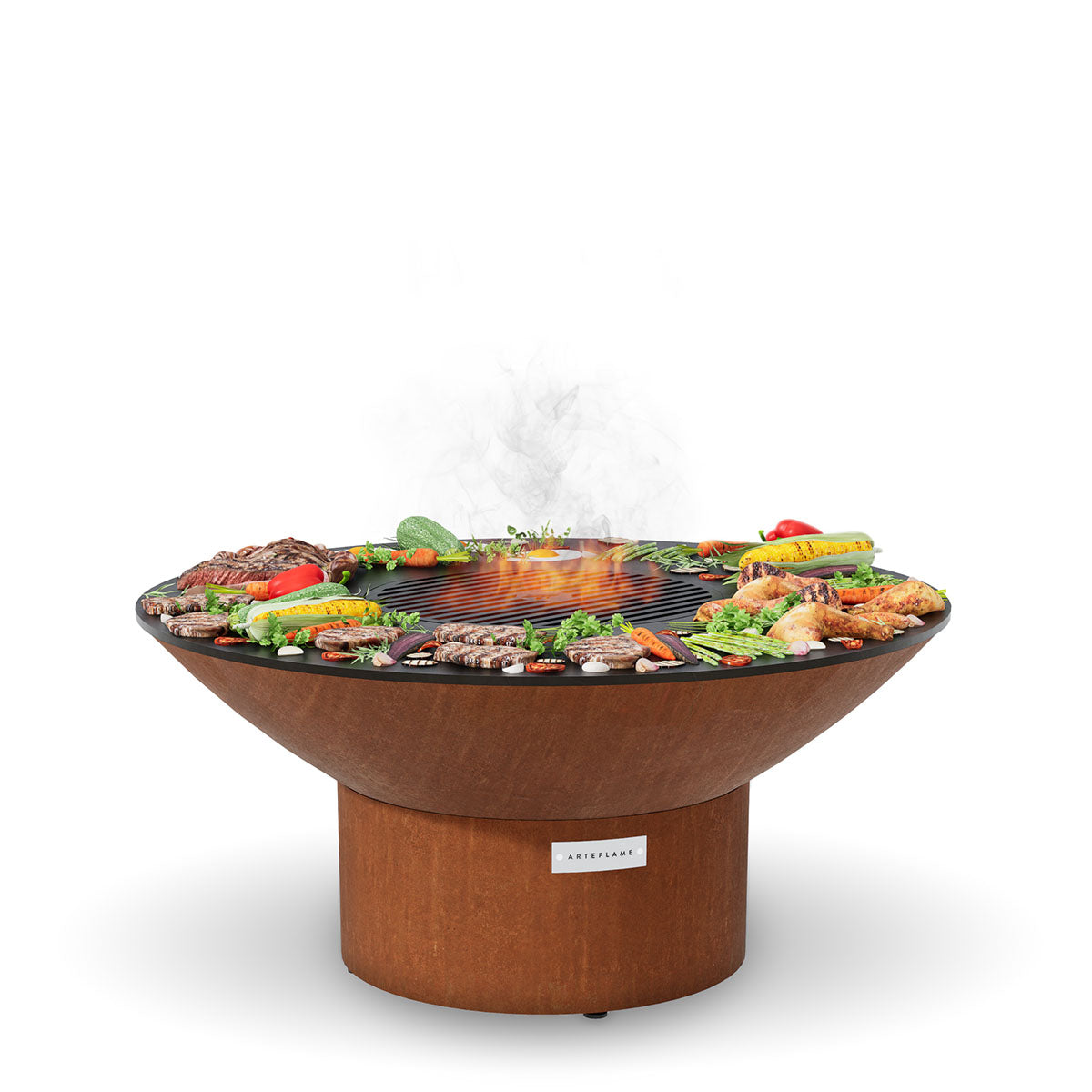 Arteflame Classic 40" Fire Pit with Cooktop - Thumbnail 4