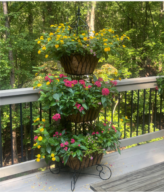 Pamela Crawford 3 Tiered Ornate Planter