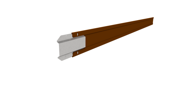 4" Height Rigid Steel Edging - Weathering