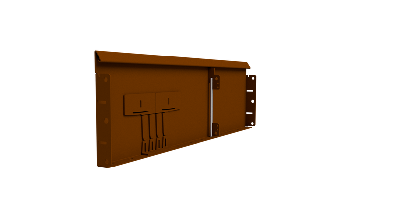 9.5" Height Rigid Steel Edging - Weathering