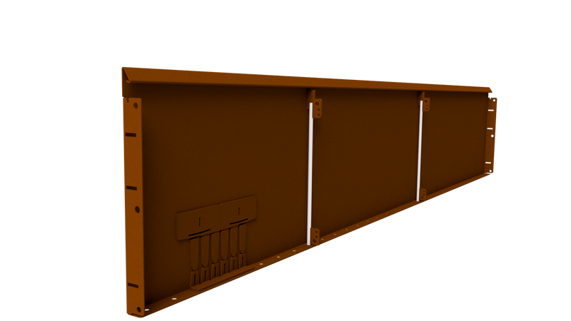 15.75" Height Rigid Steel Edging - Weathering