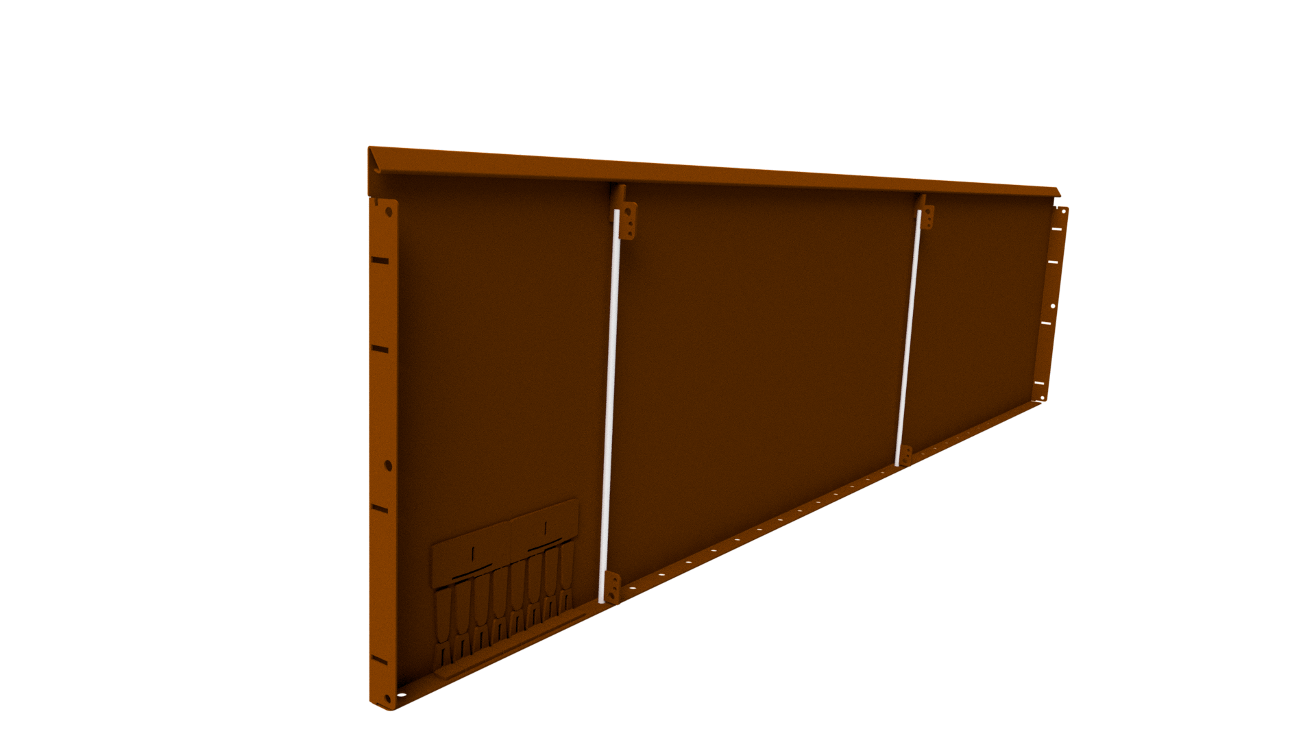 Straightcurve rigid weathering steel 22 in height garden beds and retaining - Henderson Garden Supply