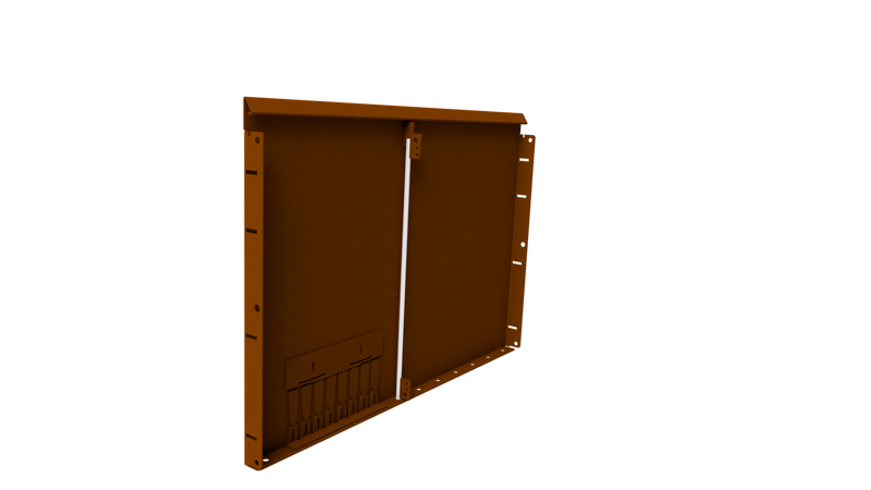 Straightcurve rigid weathering steel 22 in height garden beds and retaining - Henderson Garden Supply