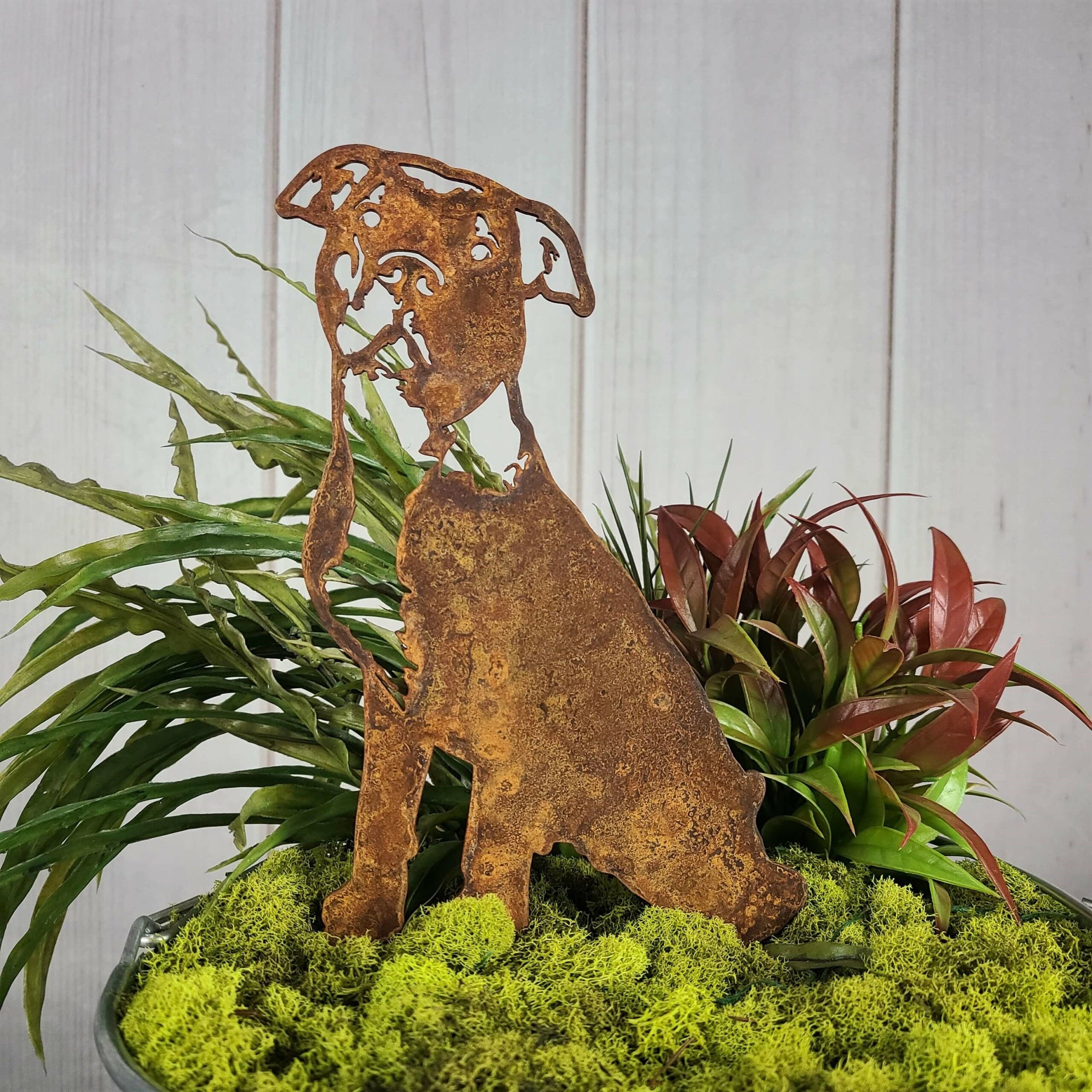 American Pit Bull Terrier Yard Silhouettes - Henderson Garden