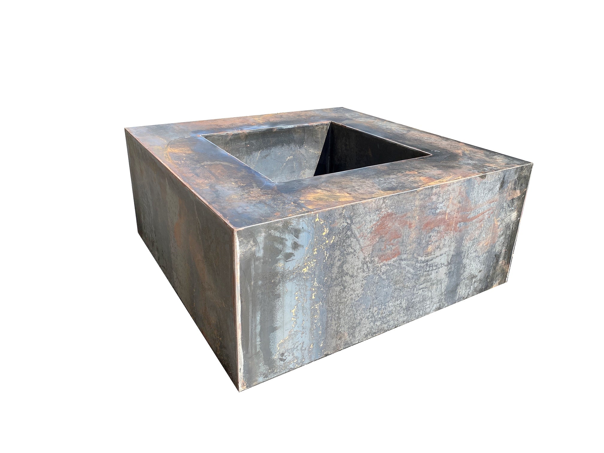 Square Corten Fire Pit