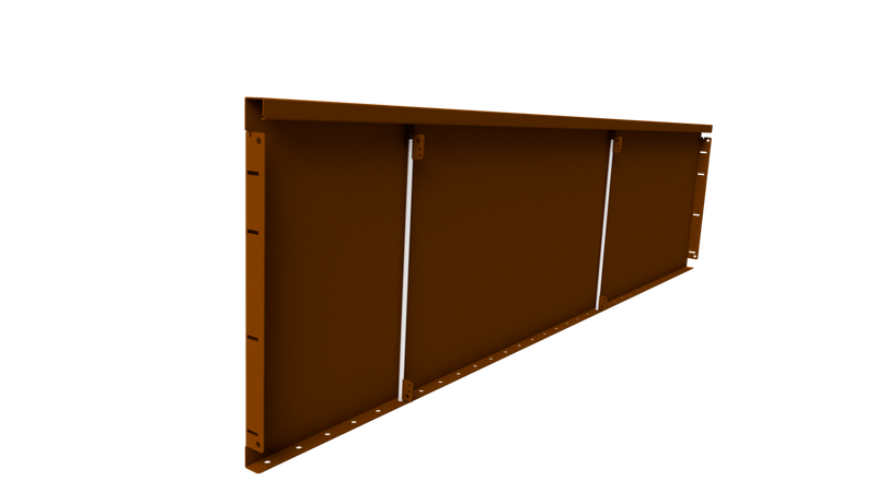 22" Height Zero Flex - Modular Planter - Weathering