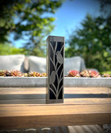 Evening Aviary Luminary Pillar w/ Solar Cap