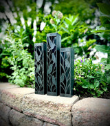 Evening Aviary Luminary Pillar w/ Solar Cap