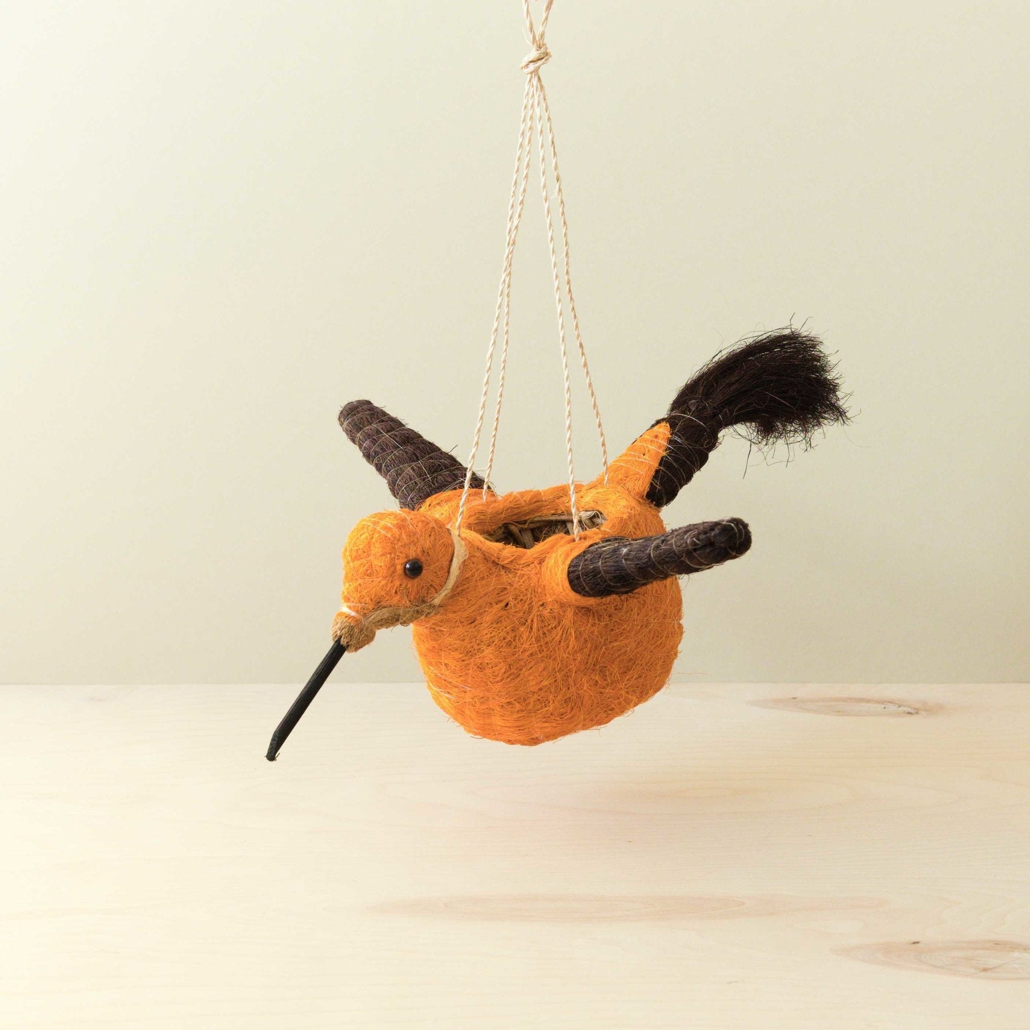 Hummingbird Coco Fiber Planter - Henderson Garden Supply