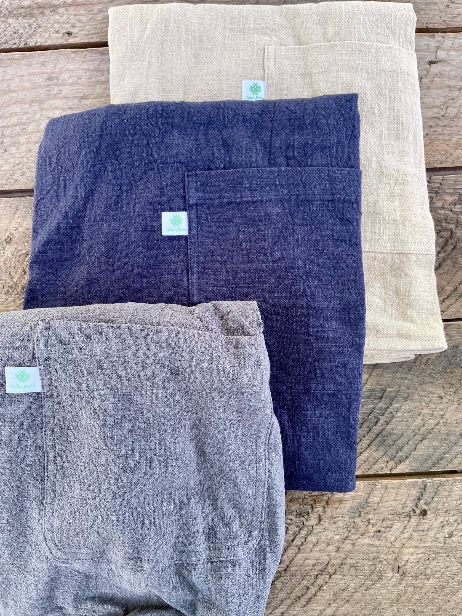 Linen Apron - French Style Crossback - Henderson Garden Supply