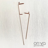 Copper Swizzle Decorative Plant Stick