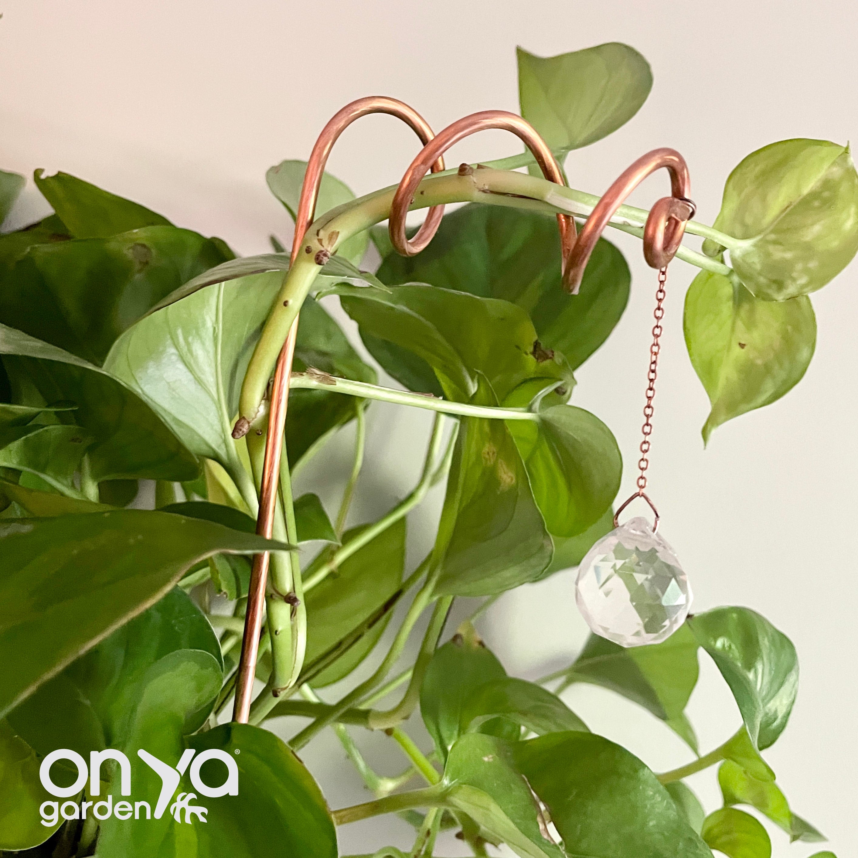 Copper Vortex Suncatcher Plant Stick, Plant Suncatcher