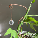 Copper Wander Suncatcher Plant Stick, Plant Suncatcher