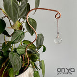 Copper Wander Suncatcher Plant Stick, Plant Suncatcher