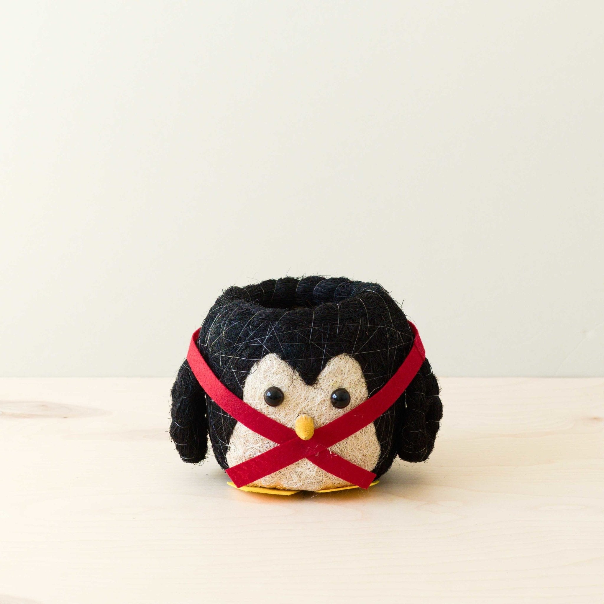 Penguin Coco Fiber Planter - Henderson Garden Supply