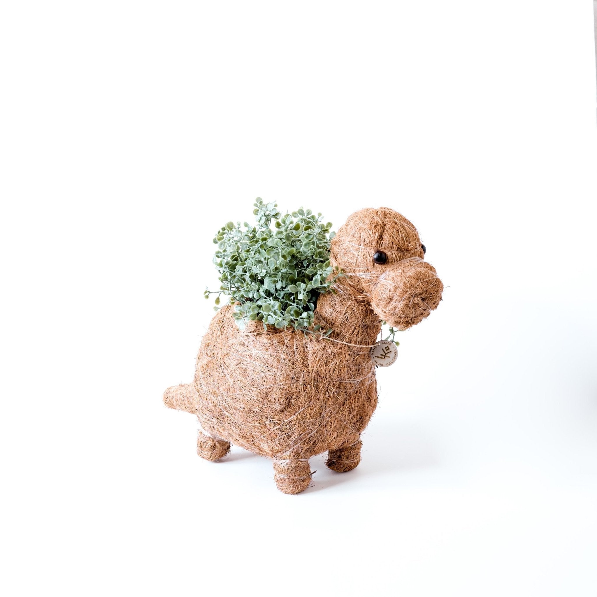 Brontosaurus Coco Fiber Planter - Henderson Garden Supply